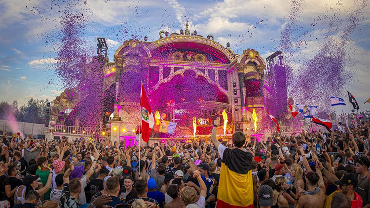 Midden in de festivalsfeer