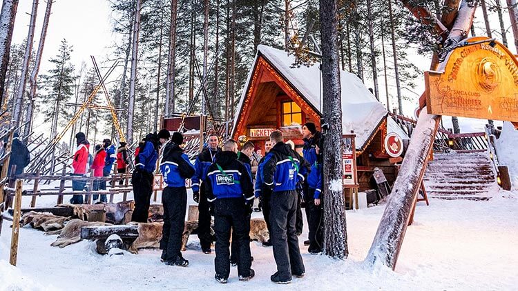 Bezoek aan Santa Claus Village en ontmoeting met de kerstman