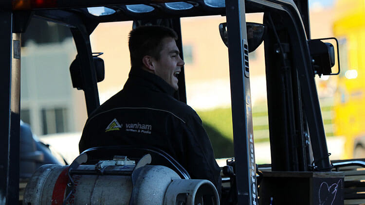 niek heftruck rijden
