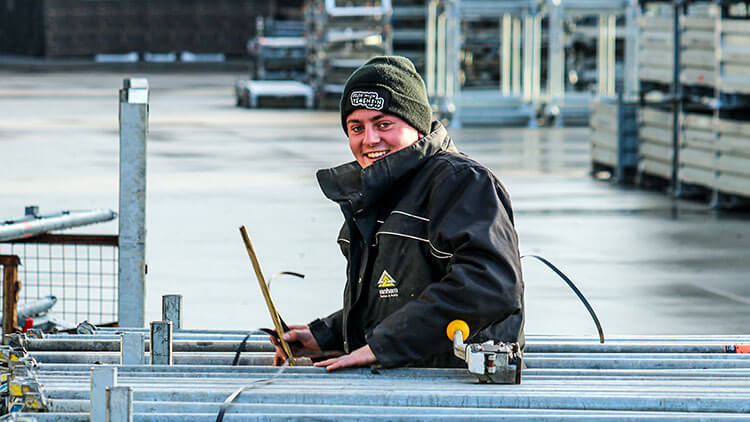 timo projectleider op locatie